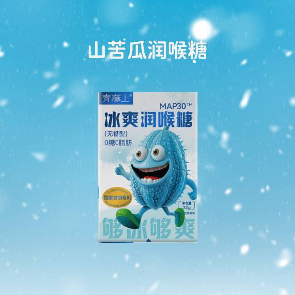 山苦瓜冰爽润喉糖 1盒