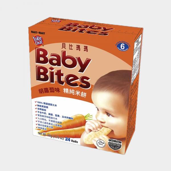 Take One Baby Bites - Carrot (50g x 24 Pcs)