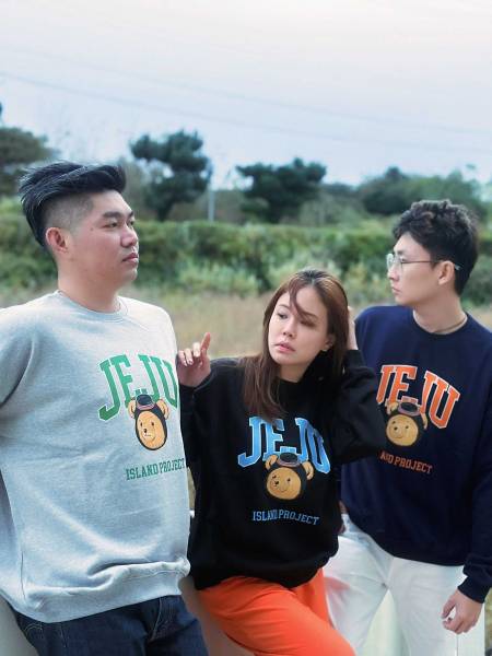 Diver Bear Jeju Head Sweatshirt潜水小熊卫衣（字母款）