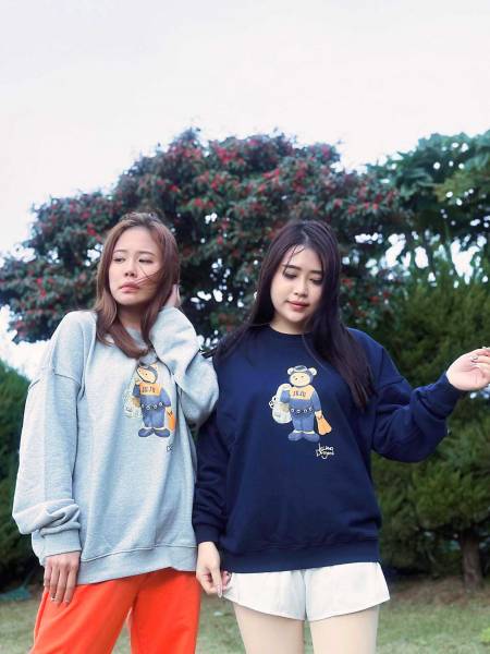 Diver Bear Sweatshirt潜水小熊卫衣