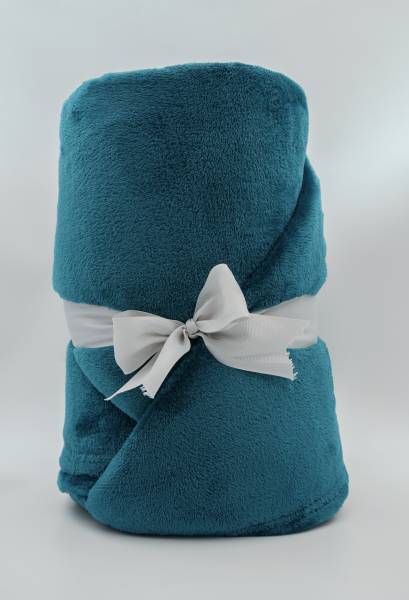 Coral Fleece Velvet Blanket (Pine Green)
