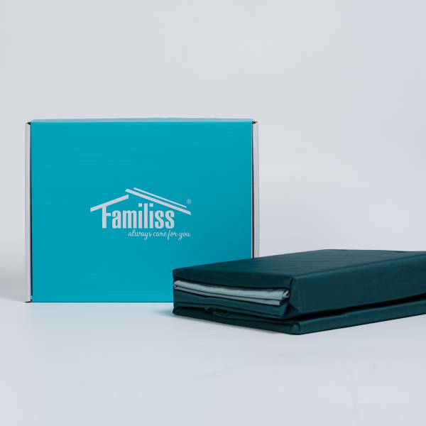 Duvet Cover with Side Zip - Pine Green 绿色 King Size