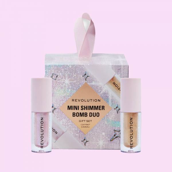 REVOLUTION MINI SHIMMER BOMB LIP DUO GIFT SET