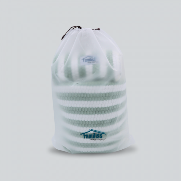 Coral Fleece Towel Green Stripe 绿色