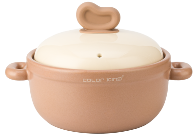 LUNO 2000ML Stock Pot Brown