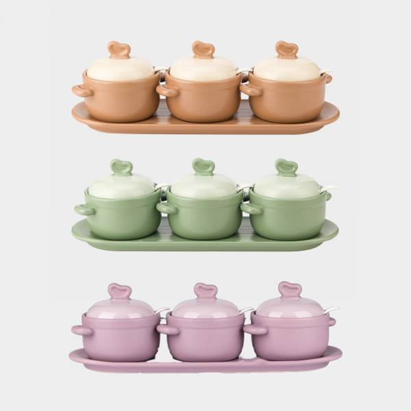 LUNO CRUET SET- 250ml x3