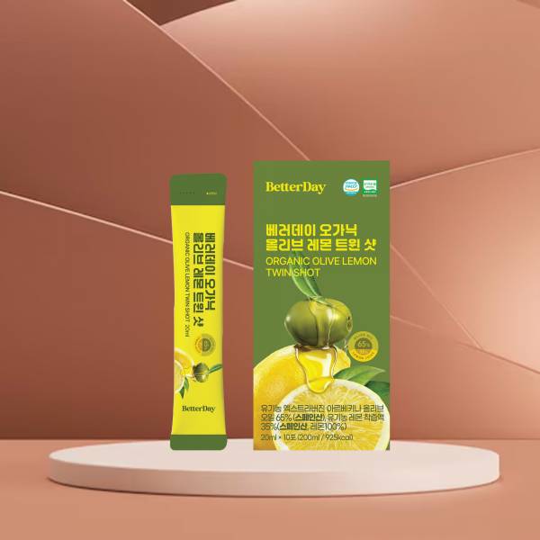 BetterDay Organic Olive Lemon Twin Shot（20ml x 10 sticks）
